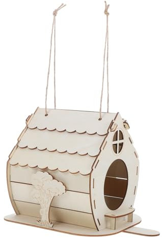 POPETPOP 1stück Vogelhaus Für Garten Hängendes Nistkästchen Für Kleine Vögel Dekorativer Nistplatz Für Außenbereiche -Nest Für Vogelbeobachtung