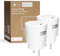 tink Basics Smart Plug, 2er Pack, Matter-zertfiziert, Smarte Steckdose, WLAN Steckdose, funktioniert mit Sprachsteuerung, Fernzugriff, kompatibel mit Apple Home, Alexa, Google und SmartThings, 16A