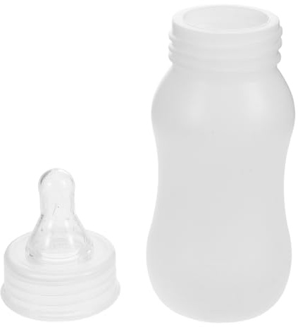HEMOTON Sheep Milk Bottle Goat Nursing Nipple Feeder Calf Feeding Bottle Sturdy Plastic Easy to Clean