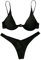 TOFOTL Maillot De Bain Pin Up Femme 2 Piece Vente Flash Soutien Gorge Bikini De Bain 2 Pieces avec Armature Sexy Ado Fille Anti UV Ficelle Swimsuit Bandeau Plage Tanga Haut Maillot De Bain Femme M