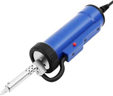 2 in 1 Elektrische Entlötpumpe mit Heizung und 4 Düsen, Elektrischer Lötsauger für Effektives Entfernen von Lötzinn für Elektronischer Geräte Eu-stecker