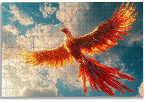 Puzzle 1000 Teile Adler, Puzzle 1000 Teile Erwachsene, Holzpuzzle Erwachsene mit Exquisiter Verpackungsbox, Klassische Puzzles Tier für Die Ganze Familie, Groß Puzzles für Geschenke, Dekor, -3411
