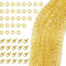 33 Fuß Gold Überzogene Gliederkette Halskette mit 30 Jump Rings und 20 Karabiner für Schmuck DIY Herstellung (1,5 mm)