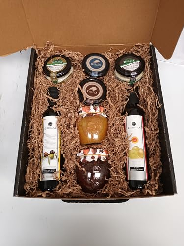 Deliex Cesta Gourmet Premium para Regalo - Variedad de Sabores con Mermeladas Artesanales y Patés, Ideal para Hombres y Mujeres, Regalo de Agradecimiento, Lote sin Alcohol, Sabor Fresa y Más