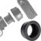 Teleskop-Objektiv-Adapterring, T2-M4/3 Aluminiumlegierung M42 x 0.75mm Gewinde, für spiegellose Kamera, für Micro 4/3 G1 GF1 EP1 DSLR