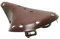 TentHome Vintage Fahrradsattel Sattel Leder Fahrradsitz Classic Line Ledersattel Bequeme Cityradsättel Tourensattel Rennradsattel Touren Trekking MTB, Kaffee