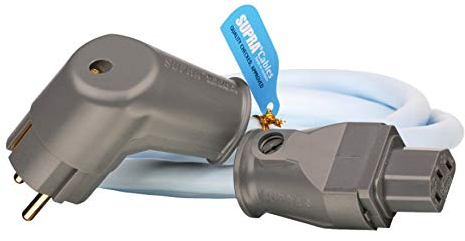 Supra Netzkabel abgewinkelt LoRad 2.5 CS-EU/A 2.5m