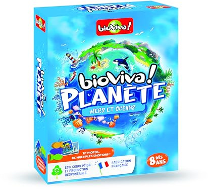 BIOVIVA - Planète - Mers et océans - Jeu de société ludique dès 8 ans - 201025