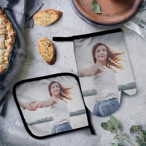 guf Ensemble de maniques de four personnalisées - Cadeau de cuisine