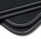 teileplus24 BV597 Velours Fußmatten kompatibel mit VW ID3 / ID4 2020- Trittschutz Fahrermatte, Naht:Silber