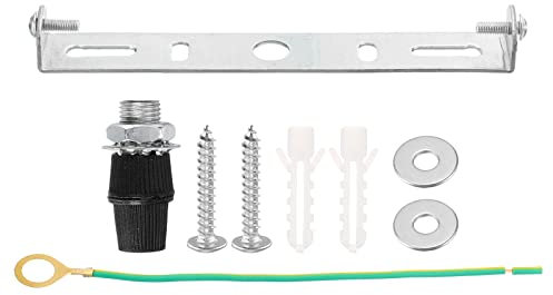 sourcing map Ceiling Light Plate 135x19x16mm Lighting Fixture Mounting Bracket for Home Office Chandelier, 1 Set