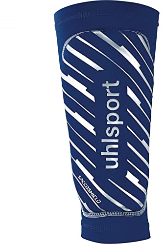 UHLSPORT Unisex – Erwachsene SPEEDSHIELD Schienbeinschoner, Marine, S