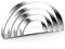Half Circle Semicircle Cookie Cutter Set Large - 5 Inch, 4 Inch, 3 Inch, 2 Inch - Watermelon Frame Plaque Cookie Cutters Shapes Molds - Stainless Steel