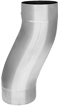 Baumeister.tech Meister-Sockelknie aus Stahl verzinkt in den Größen 100 mm - Sockelwinkel mit 60 mm Ausladung - Fallrohr DN 100
