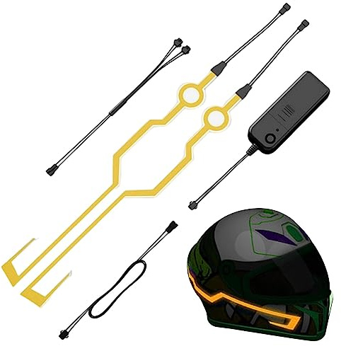 WOTEG Motorrad-Bannerleuchte, Warnleuchte für Sicherheit, Motorrad, LED-Licht für Motorrad, Fahrrad
