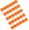 ZDZBLX 30 Stück Kühlschrankmagnete, Magnete Kühlschrank Magnete für Magnettafel,Stark Whiteboard Magnete, Magnet Rund Klein Dekorative Magneten,für Kühlschrank, Magnetwand, Pinnwand (Orange)
