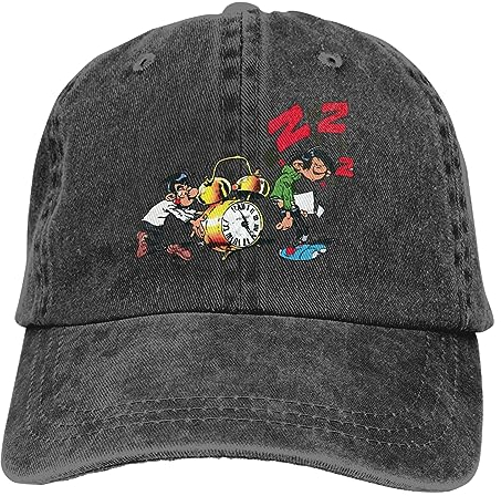 YUONME Baseballmütze Wake Up Baseballkappe Herren Hüte Frauen Visierschutz Snapback Gaston Lagaffe Comics Caps Geschenk