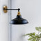 LEDSone Verstellbare kurvige Wandleuchte mit Schwingarm, Edison Retro Vintage Wandleuchte, industrielle Wandleuchte im Loft-Stil