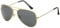 Herren Piloten Sonnen Brille Designer Metallrahmen 30573 Schwarz Gold