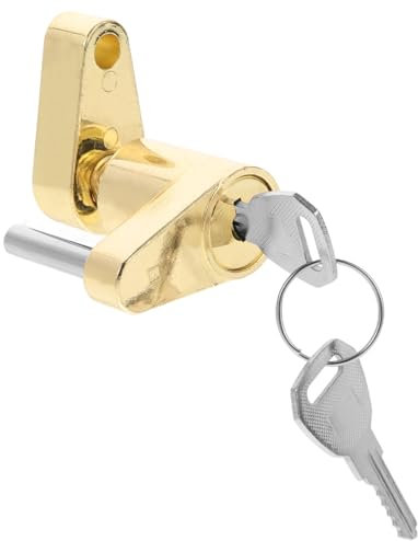 Anneome Heavy Duty Trailer Hitch Lock 1/4 Zinc Alloy Coupler Lock for Caravans and Rvs Anti-theft Security