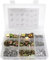 GYSRXS 200 Pezzi Auto U Clips e Viti No.6/8/10/12 M3 M4 M5 Universal Dadi a U Clip di Fissaggio Dadi a Clip per Piastra Interna del Veicolo Paraurti Carrozzeria Moto