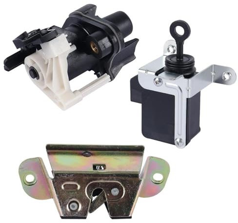 Heckklappenschloss HECKKLAPPE Boot Lock Latch Fang Aktuator Mechanismus Für Citroen Für C1 Für Peugeot 107 2005-2010 2011 2012 2013 2014 Kofferraum Verriegelung(Assembly kit)