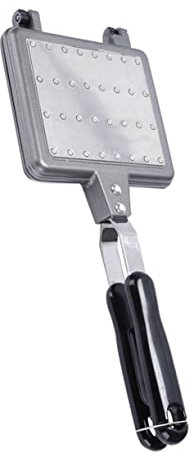 Cabilock Waffelpfanne Waffelwerkzeug Sandwichmaker-pfanne Mini-waffeleisen Antihaftform Für Waffeln Doppelseitiger Sandwichmaker Sandwichkocher Waffelform Silver Aluminiumlegierung