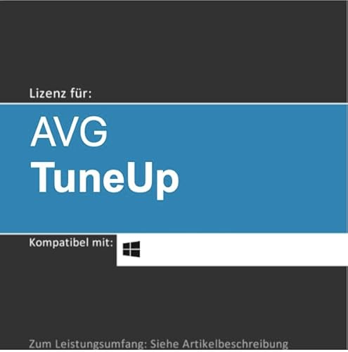 AVG TuneUp, Lizenz für Windows, Optimierungssoftware für PC (postalischer Versand, 10 Geräte - 2 Jahre)