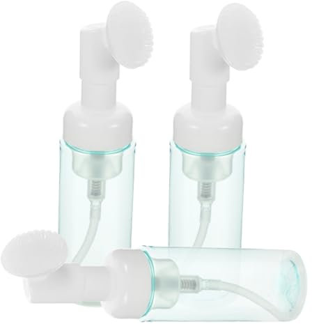 Générique 3 Pièces Bouteille en Mousse Pulvérisateur De Mousse Électrique Lavage à La Main Flacon Souple avec Embout Pompe Machine à Mousse Recharge Récipient Sauce Light Green Plastique