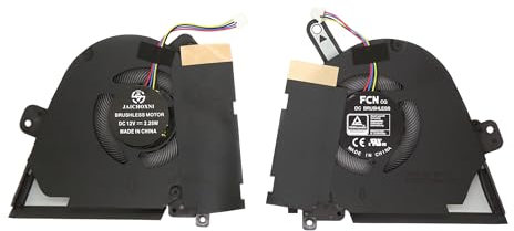 VENTILATEURS CPU & GPU COMPATIBLE POUR PC PORTABLE ASUS TUF GAMING DASH F15 FX516 / FX516P / FX516PR / FX516PE / FX516PC / FX516PM / FX516EN / TUF516PE / TUF516PR SERIES