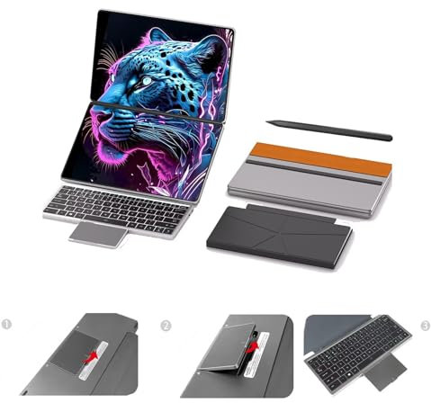 CYMINILMDPC Notebook Tablet PC,2 in 1 Laptop,10.95 Inch Touch Alder-Lake N100 4C/4T (Turbo 3.4GHz),WiFi6 Notebook Tablet PC Protable Laptops