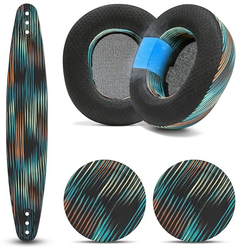 WC Mod Kit Nova Pro Wireless, Pro Omni & Elite - Gel Earpads & Headband | Side Plates for Arctis Nova Pro Wireless, Elite & Pro Omni, by Wicked Cushions | The Simulation