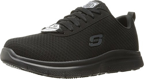Skechers Men's Flex Advantage Bendon Work Shoe, Black, 11 UK
