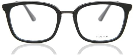Police Herren VPL561510700 Sonnenbrille, Shiny Black, 51/19/140