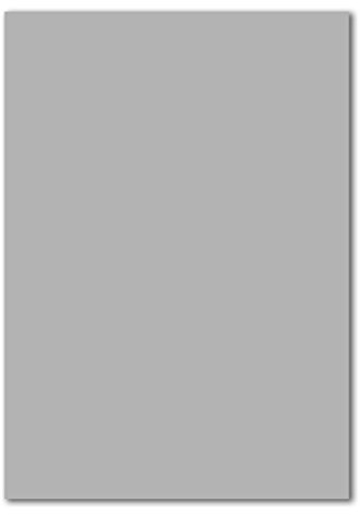 50 DIN A5 Papier-bögen Planobogen - Hellgrau - 240 g/m² - 14,8 x 21 cm - Bastelbogen Ton-Papier Fotokarton Bastel-Papier Ton-Karton - FarbenFroh