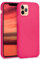 kwmobile Hülle kompatibel mit Apple iPhone 11 Pro Hülle - weiches TPU Silikon Case - Cover geeignet für kabelloses Laden - Neon Pink