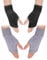 UOWAN 2 Paar Kaschmir-Handschuhe für Damen und Herren Black,Gray