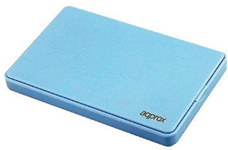 Caja Externa HDD 2.5 Sata-USB 2.0 Approx Blau Claro