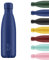Chilly's Water Bottle - Stainless Steel and Reusable - Leak Proof, Sweat Free - Matte - All Blue - 500ml