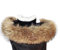 Adynice Véritable col de fourrure femmes cache-cou fourrure écharpe ferme surélevée fourrure de raton laveur colliers cou Wraps capuche unisexe colliers