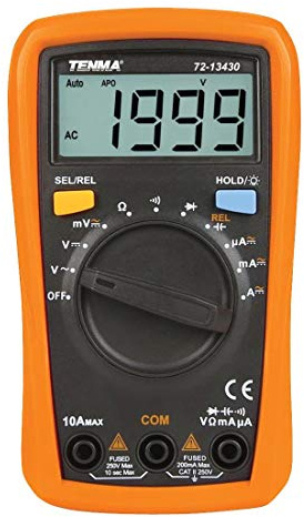 DMM, portable, automatique/manuel, 2000 unités | Multimètre numérique Test, 1 x Qté - 72-13430