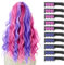 10 Stück Haarkreidekamm, Neu Temporär Haarfarbe Kreide Kamm für Kinder Mädchen Auswaschbar Ungiftig für Geburtstag Geschenk Halloween Erntedankfest Weihnachten Party Cosplay(Rosa+Lila)