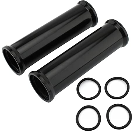 FINMOKAL Moto Forcella Superiore Stivali Slider Shock Cover 39mm Per Harley 883 1200 00-21