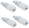 ECSiNG 4pcs Rouleau Porte Coulissante en Nylon, Guide Plancher pour Portes Coulissantes Électriques et Garage, 30x40mm