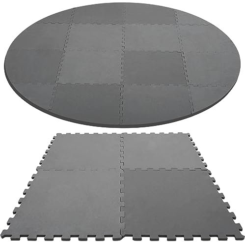 Timgle Tappetino per vasca idromassaggio, 190 cm, antiscivolo, protezione per vasca idromassaggio, tappetino gonfiabile, per piscina all'aperto, imbottitura in schiuma, per isolamento termico (grigio,