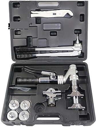 Beliebtes hydraulisches Pex-Presswerkzeug IG-1632AZ, Bereich 16–32 mm, verwendet for REHAU-Systeme mit Pex-Press- und Aufweitwerkzeugen Einfach zu bedienen, für die Metallbearbeitung(With 2 sets of di