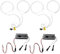 YananAC Angel Eyes Halo-Ring-Set 12 V weißes Licht für 3Serie E46 1993–2005 halo serie Angel Eye Scheinwerferzubehör