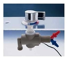 Mitigeur douchette chrome pour caravane et camping-car