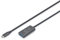 DIGITUS Cable de extensión USB 3.2 Gen 1 activo - 5 m - USB-C macho a USB-A hembra - Cable repetidor con Plug & Play - Hasta 5 Gbit/s - Negro
