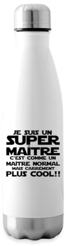Super Maître Cool Cadeau Maitre d'École Original Gourde Isotherme